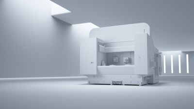 MAVEO Clay Darstellung der 3D Szene einer Maschine in einem Raum