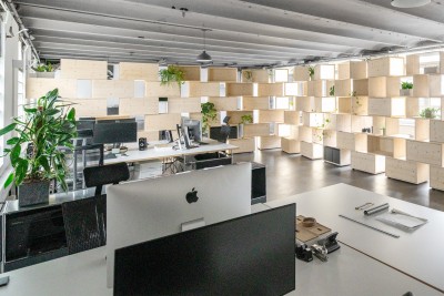 Innenraum des Office der Kreativagentur MAVEO in Stuttgart