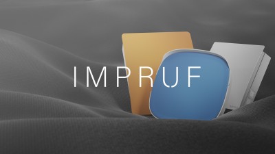 MAVEO 3D Produktvisualisierung der drei Lüftungsgeräte mit IMPRUF Logo