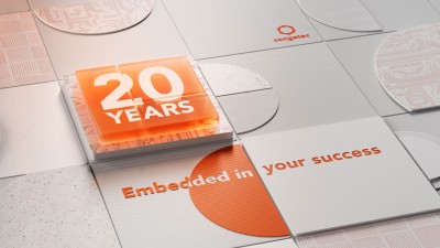Visual des 20 Jahre Jubiläum von congatec