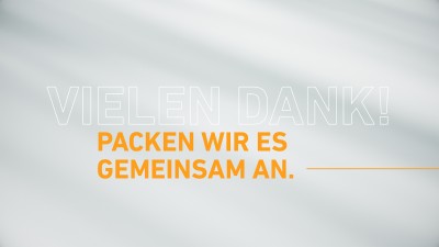 Fischer Employer Branding Präsentationsfolie Danke