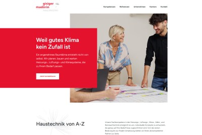 Die neue Website von gisiger madörin