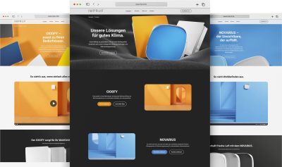 Impruf Lüftungssysteme Website