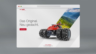 Produktlaunch Referenz: aebi Schmitt – aebi CC Landingpage
