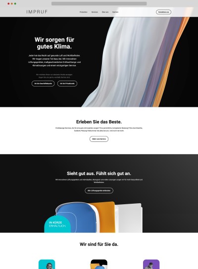 Website Referenz: IMPRUF